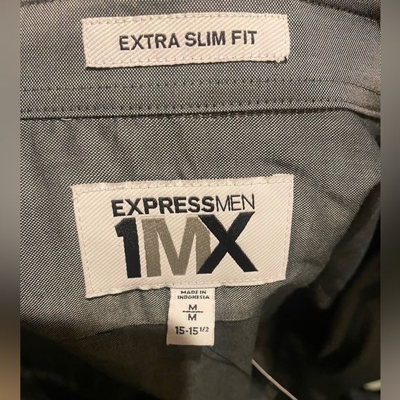EXPRESS MENS 1MX EXTRA SLIM FIT SHIRT - Picture 2 of 4